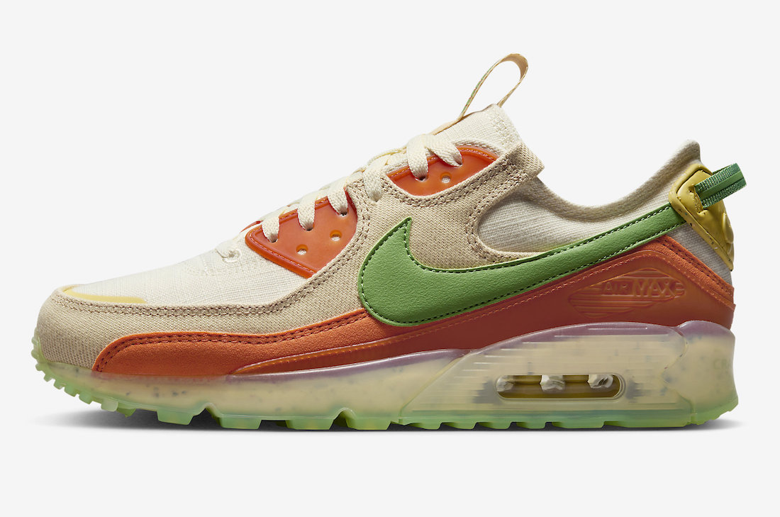 胡萝卜配色加持！「小OW」AirMax90近期发售！