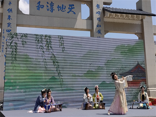 沿着黄河遇见海东营开幕式,沿着黄河遇见海淄博