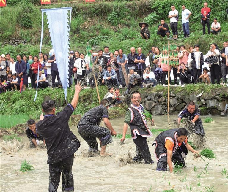 文化促发展创业促振兴——湘西（保靖）第六届农耕民俗文化节排当村“开秧门”侧记