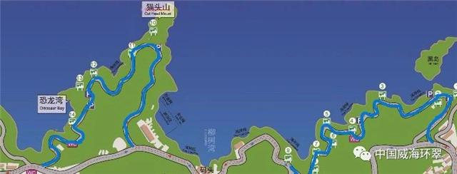 威海千里山海线路图以及景点,威海公共出行旅游最好的路线图