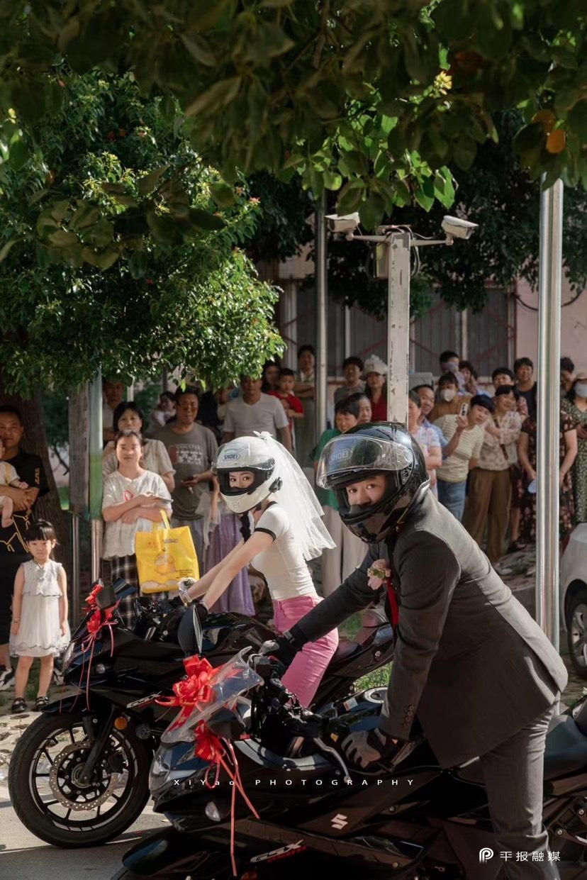 浪漫机车婚礼视频,机车超燃婚礼