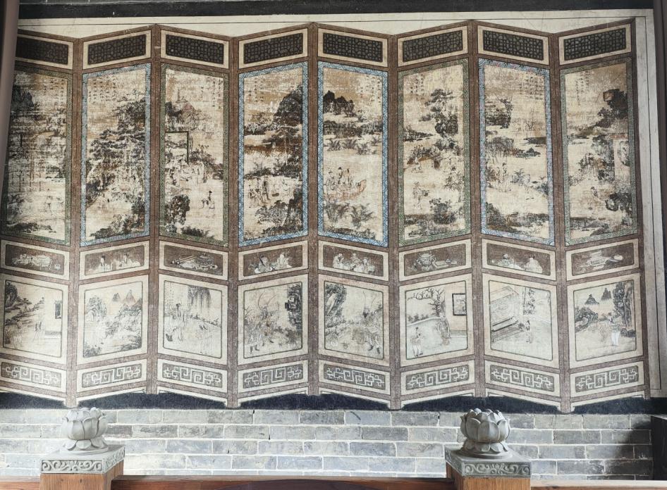 紫阳县北五省会馆壁画,参观紫阳县五省会馆